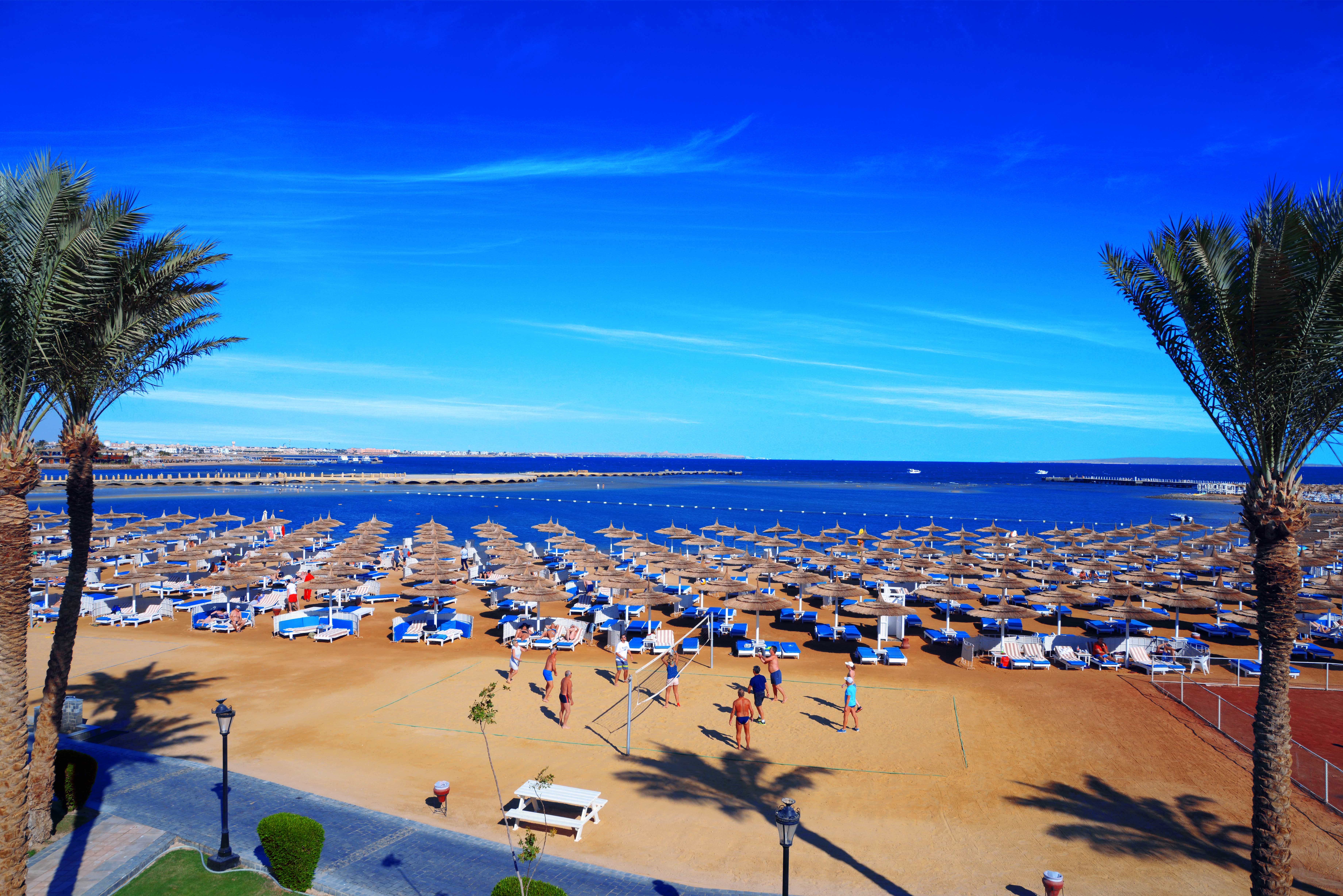 Smuk strand i Egypten