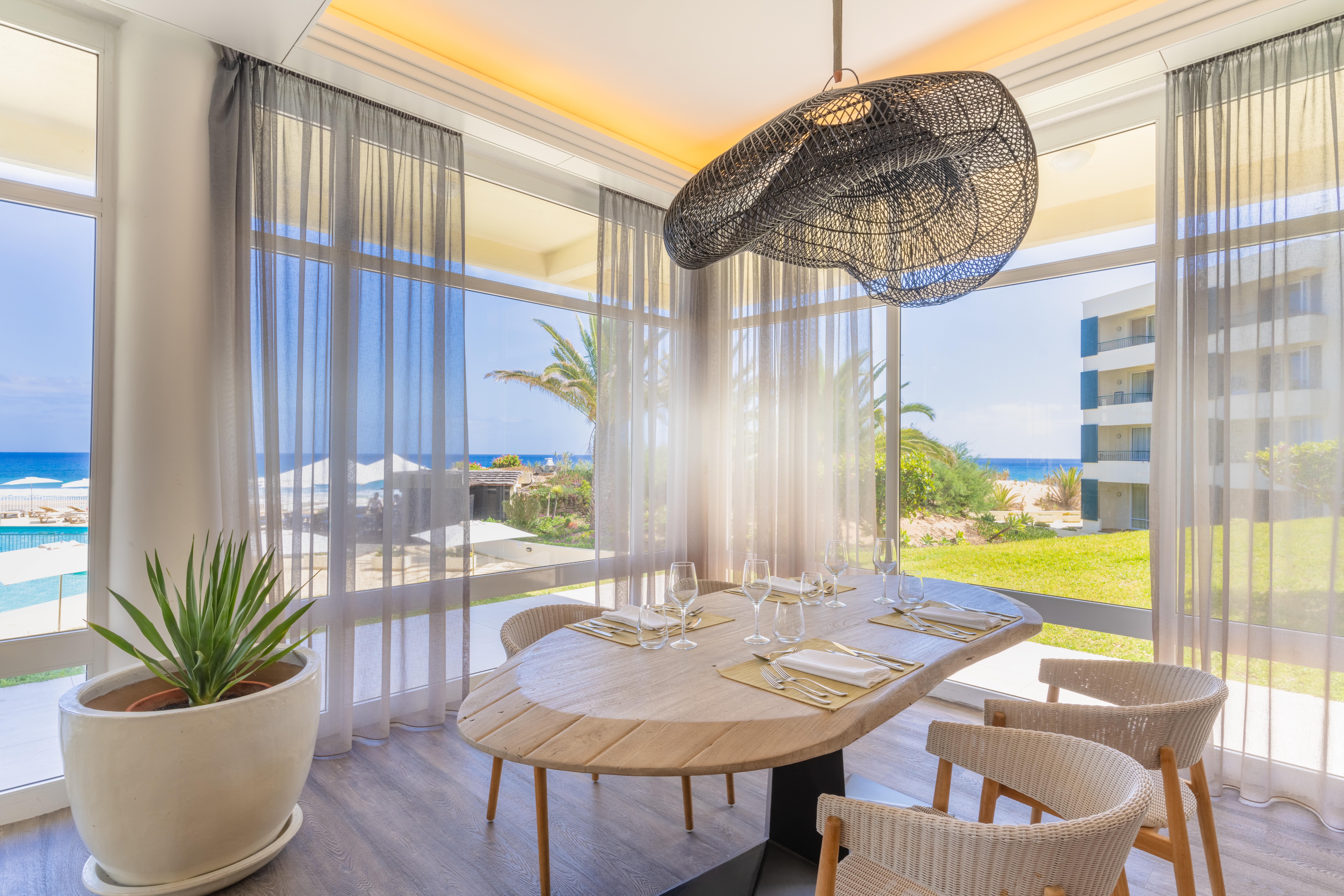 Restaurant på smukt hotel i Porto Santo, Portugal